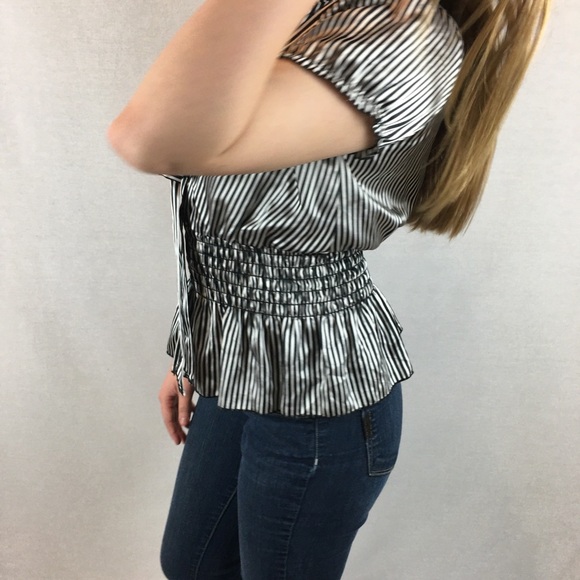 Celine Black And White Blouse - Picture 4 of 5